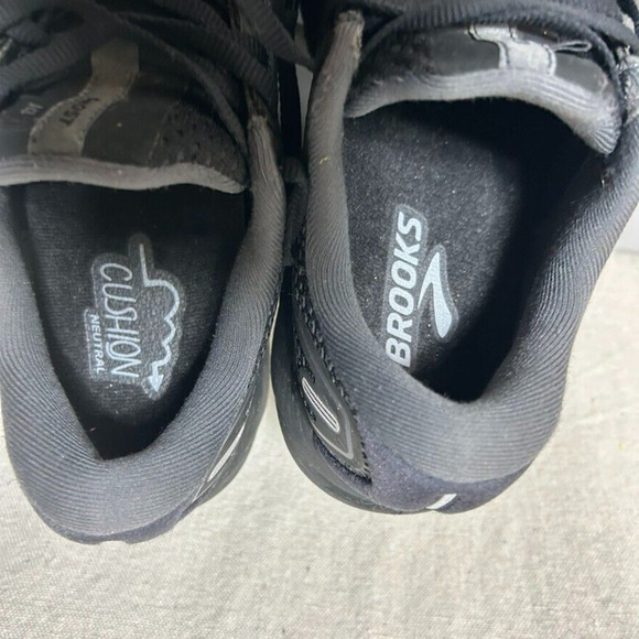 Brooks Womens Black Ghost Running Shoes Size 8.5 B Standard Athletic Sneakers - Picture 7 of 9